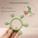 Caja Bei ring Baby - Silicone Teething Toy & Dental Aid | BPA-Free Bite Ring for Babies | Rowing Animal Design - Deep Pink - Buy Online on GoSupps.com