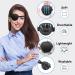 6pcs Comfortable Adjustable Eye Patches - Soft Lazy Eye Path for Pirate Costume in Black Blue Red Brown Gray - Perfect for Right or Left Eye - Buy Online on GoSupps.com