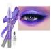 Purple Eyeshadow Stick Highlighter Eye Liner Eye Brightener Stick Shimmer Creamy Eyeshadow Waterproof Eyeshadow Pencil Long Lasting Eye Shadow Makeup.#3 purple shimmer Purple #3