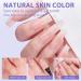 Bartbox Long Square Nail Tips - Full Cover Soft Gel XL Nail Tips (150 pcs) | Beige Quadratic Artificial Fingernails for Gel Extensions - Buy Online on GoSupps.com