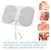 LotFancy TENS Unit Replacement Pads 4PCS 4.3 x 6 Adhesive Electrode Pads for Electrotherapy EMS Muscle Stimulation Machine Butterfly Shape - Buy Online on GoSupps.com