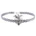 Coteeza Dragon and Moon Viking Crown Fairy Circlet Celtic Braided Headpiece Silver Black Renaissance Headband Tiara Medieval Wedding Women Men Hair Accessory Wreath for Carnival Cosplay Silver and black five-line three-s...