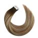 Moresoo Tape In Extensions Real Hair - 45cm Brown to Blonde Invisible Tape - 20 Pieces #4/6/613 - Buy Online on GoSupps.com