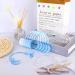 12 Pieces C-Shape Oral Spreaders - Opener for Inspection & Tooth Whitening | Transparent Blue | Perfect for Family & Board Games - Buy Online on GoSupps.com