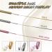U-Shinein 3x12ml Metallic Painting Nail Gel Liner 3D Mirror Chrome Effect Nail Art Paint Metal Liner Gel Set with Build in Thin Brush UV Nail Liner Gel DIY Nail Art Manicure Set A Color A - Buy Online on GoSupps.com