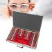 266PCS Trial Lens Set Metal Rim Trial Lens Set with Aluminium Case Optometry Optical Instrument Lens Case Optometry Equipment Optical Metal Rim Prism Trial Lens Set