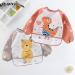 2 Pack Waterproof Baby Bibs with Sleeves | Washable Unisex Bibs for 6-36 Months | Ideal for Food Art & Craft Mess-Free Play - Buy Online on GoSupps.com