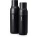 Larq Bottle Purevis - 740ml Isolated Self-Cleaning Stainless Steel Water Bottle with UV Cleaner - Obsidian Black - Buy Online on GoSupps.com