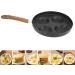DameCo Frying Pot Non Stick Cooking Pan Breakfast Maker with Wood Handle Kitchen Utensils Interesting - Buy Online on GoSupps.com
