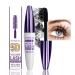 5D Primer Waterproof Mascara - Black Mascara Long Lasting Thick - Smudge-Proof Fiber Mascara - Natural Length Durable Curling Mascara - My Amazing Lashes Mascara - on Halloween Christmas Stage(Black)