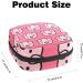 Pig Animal Pink Sanitary Pad Storage Bag | Cute and Convenient Period Pouch for Teen Girls and Women - Buy Online on GoSupps.com