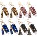 MEABEN 8 PCS 30ML Hand Sanitizer Leather Keychain Holder Bottles Travel Empty Hand Sanitizer Squeeze Containers