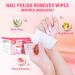 NXJ INFILILA Nail Polish Remover Pads Acetone Wipes with Aloe Vera 100PCS Individually Wrapped | Quick & Easy Nail Polish Removal - Buy Online on GoSupps.com