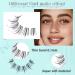 Obeyalash 10 Pairs False Eyelashes - Natural Look Lightweight Fluffy Wispy 3D Volume Invisible Band - Perfect for International Shipping - Buy Online on GoSupps.com