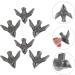  SOLUSTRE SOLUSTRE 6 Pieces Cast Iron Cooking Birds Safe Food Grade Supplement for Vegans Athletes Pregnant Women Boy Girl Compact for Daily Iron Intake - Buy Online on GoSupps.com