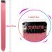 Colored Hair Extensions Clip In for Girls 22 Inch Colorful Straight Hair Extensions for Party Highlights Hair Accessories Hair Pieces for Women(10 PCS Princess Pink) 10pcs-Princess Pink - Buy Online on GoSupps.com