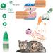 Natural Cat Flea & Tick Prevention Spot-On Treatment | 2-25 lbs | 9 Month Supply - Buy Online on GoSupps.com