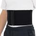 Vive Umbilical Hernia Belt for Men and Women - Abdominal Binder w/Compression Pads for Post Surgery Support - Postpartum Belly Band for Diastasis Recti Navel Ventral Hiatal Stomach Hernia Black Medium