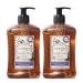 A La Maison Lavender Aloe Liquid Hand Soap | 16.9 Fl oz. Pump Bottles Moisturizing Natural Hand Wash Soap | Triple French Milled | Gentle To Hands | (2 Pack) 16.9 Fl Oz (Pack of 2)