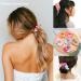 ZOCONE Tie Dye Velvet Scrunchies 15 PCS - Gradient Color Soft Rainbow Hair Accessories for Women and Girls - Buy Online on GoSupps.com