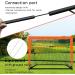 2 Pack Portable Kid Soccer Goals - 4x3 Size for Backyard Indoor/Outdoor Play | Pop Up Goals in Orange - Buy Online on GoSupps.com