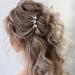 Inilbran Pearl Wedding Hairpins Vintage Pearl Leaf Hair Pins Clip Gold Pearl Hair Pin Barrette Leaf Pearl Bride Hairpiece Decorative Hair Accessories for Women and Girls Hair Headdress(Style A) - Buy Online on GoSupps.com
