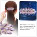 MAGICLULU Rhinestone Spring Hair Accessories Sparkle Hair Clips Bride Hair Clip Girl Hair Accessories Vintage Hair Barrettes Hair Decoration Alloy Delicate Big Hairpin Miss Purple - Buy Online on GoSupps.com