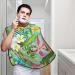 KeuLeN Waterproof Beard Bib Apron for Men | Tropical Plants & Parrots | Perfect Shaving Gift - Buy Online on GoSupps.com