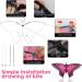 TOY Life Butterfly Kite for Kids - Easy-to-Fly Large Beach Kite for Ages 4-12 | Ideal Gift for Outdoor Fun - Buy Online on GoSupps.com