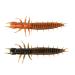 Tackle HD 25-Pack Ned-Mite Fishing Bait, 3D Scanned 3.5" Hellgrammite Ned Rig Fish Bait, Soft Plastic Fishing Lures for Freshwater Catfish, Trout, Crappie, or Bass Fishing Green Pumpkin Orange