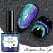 Cat Eye Gel Nail Polish Set 6 Colors Galaxy Holographic Magnetic UV Nail Polish with Magent Stick Sparkly pink blue nails Rainbow Shiny Nail ArtBase Black Nail Varnish and Gel Nail DIY Nail Salon 02 - Buy Online on GoSupps.com