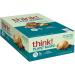 Vegan High Protein Bars - Peanut Butter Chocolate Chip | 13g Protein Low Sugar Non-GMO | Think! 10 Count - Buy Online on GoSupps.com