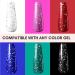 Makartt Glitter Top Coat Gel Nail Polish - No Wipe, Long Lasting Sparkly Finish - 10ml - Buy Online on GoSupps.com