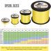 HERCULES Braided Fishing Line 20LB Yellow 0.20MM 328YDS - Saltwater, Super Strong 4 Strands, Cost-Effective - Available in Various Test Strengths & Lengths - Buy Online on GoSupps.com
