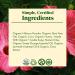 Hibiscus Pure - USDA Organic Gentle Exfoliating Face Cleanser for All Skin Types | Shop Internationally - Buy Online on GoSupps.com