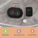 USB Heated Neck & Shoulder Support - Vibration Massage 3-Speed Heating Carbon Fiber - BVS154 Yellow | International Shipping - Buy Online on GoSupps.com