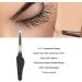 Eyelash Comb Tools Eyelash Brush Plastic Eyebrow Comb 2 Use for Makeup (Black) - Buy Online on GoSupps.com
