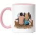 Personalized Pink Cat Cup for Cat Lovers - Perfect Gift for Couples & Cat Owners - Buy Online on GoSupps.com