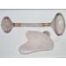 Jade Roller Gua Sha Set Natural Face Roller Skin Care Tools for Puffy Eyes Relief Anti Aging (A+ Rose Quartz)