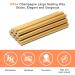 Luxiv 12P Sealing Wax Sticks Set with Glue Gun - 10MM Fire Manuscript Gold Wax Seal Stamp for Wedding Invitations and Decorative Sealing - Buy Online on GoSupps.com