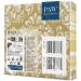 PAW 3-Layer Napkins (33x33 cm) - 20 Colorful Paper Napkins for Weddings Communions and Special Celebrations | Beautiful Moments with Gold Ornamentation - Buy Online on GoSupps.com