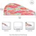 Abstract Summer Flowers Dry Hair Cap | Quick Drying Towel Set with Button Headband | Super Absorbent Soft & Comfortable - International Shipping Available - Buy Online on GoSupps.com