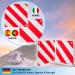 Valonic Premium Warntafel 2in1 - Reflective 50x50cm PVC Warning Sign for Motorhome Caravan & Bike Rack | Ideal for Italy Spain & Portugal - Buy Online on GoSupps.com