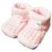 Royal Icon Baby Booties 0-3 Months Warm and Safe Baby Slippers Newborn Booties for Babies Baby Boys Girls Boots Soft Stylish Booties Ri403 0 Months Pink Ri1045