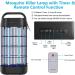 EUQQU 18W UV Insect Mosquito Lamp - Electric Fly Trap with Remote Timer IPX4 - Effective Indoor Pest Defense for 80 m  - Buy Online on GoSupps.com