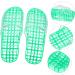 MAGICLULU 2 Pairs Slippers Quick Drying Shower Slippers Green Home Indoor Slippers Non Dorm Shoes Gym Foot Spa Soak Tub Shower Footware Massaging Travel Pvc Household Plastic Barrel 23x9cm 6x2pcs Greenx2pcs - Buy Online on GoSupps.com