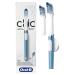 Oral-B Clic Manual Toothbrush with 2 Replaceable Heads, Magnetic Mount - Alaska Blue | 1 Count - Buy Online on GoSupps.com