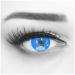 Colored blue contact lenses 1 pair of anime Blue Circle Lenses Heroes of Cosplay.Annual lenses for costumes Halloween carnival carnival with free lentil container - without strength 0.0 diopters 8.6 millimeters 14.00 millimeters 2.0