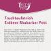 Tasty Pott Fruit Spreads Sweet Choice Various Spreads I Handmade I Strawberries I Blueberries I Cherries I Mango (Fraise RhubarPott) - Buy Online on GoSupps.com