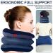 Baifulai Adjustable Neck Extension & Cervical Traction Device - Flocked PVC Neck Support Pillow for Stress Relief - Buy Online on GoSupps.com